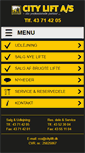 Mobile Screenshot of citylift.dk